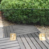 Contemporary smoked glass firewall 1970