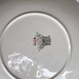 5 vintage Gien dessert plates, model 4607