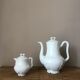 Brewer and his tharaud limoges porcelain milk pot