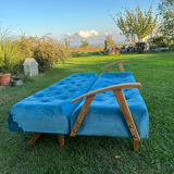 Scandinavian sofa bed touch velvet