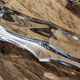 Set of 6 crystal knife holder