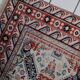 Handmade vintage Caucasian Zeyhur rug 130cm x 228cm 1950s