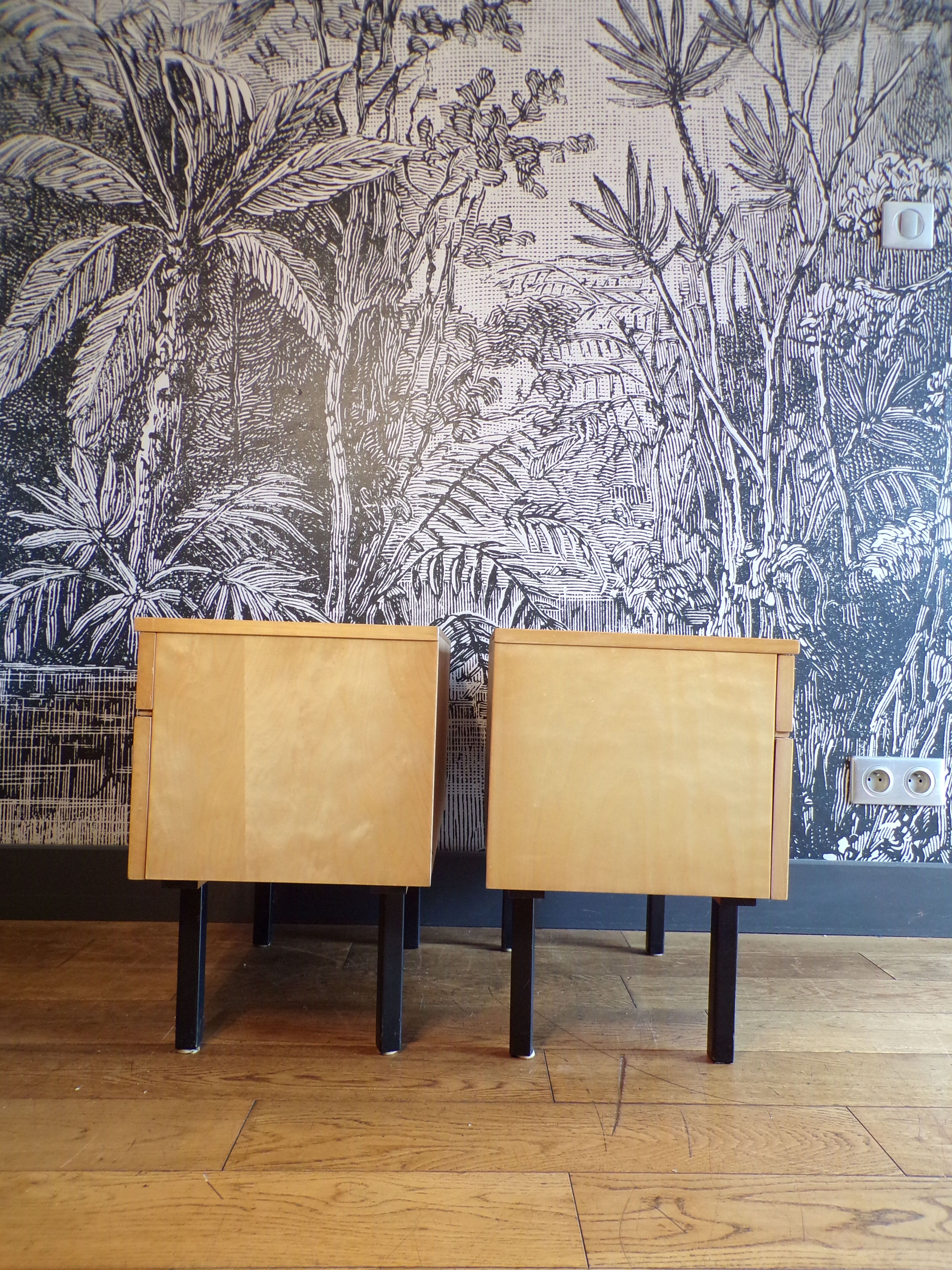 Pair of vintage bedside tables