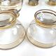 Set of 8 Glasses Coupes Bowls Champagne Alcohol Vintage Crystal Design