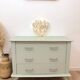 Commode des années 60, pieds compas, Douceur de l'Aube