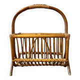 Bamboo magazine rack, 1960s