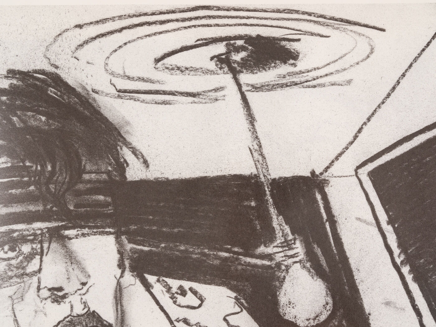 Sex, Drugs and Rock `n Roll, B/W Offset on Paper, 93 x 79 cm