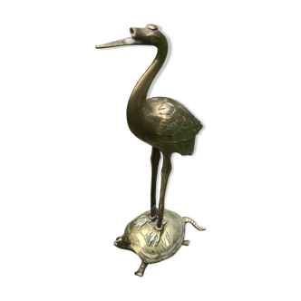 Brass heron