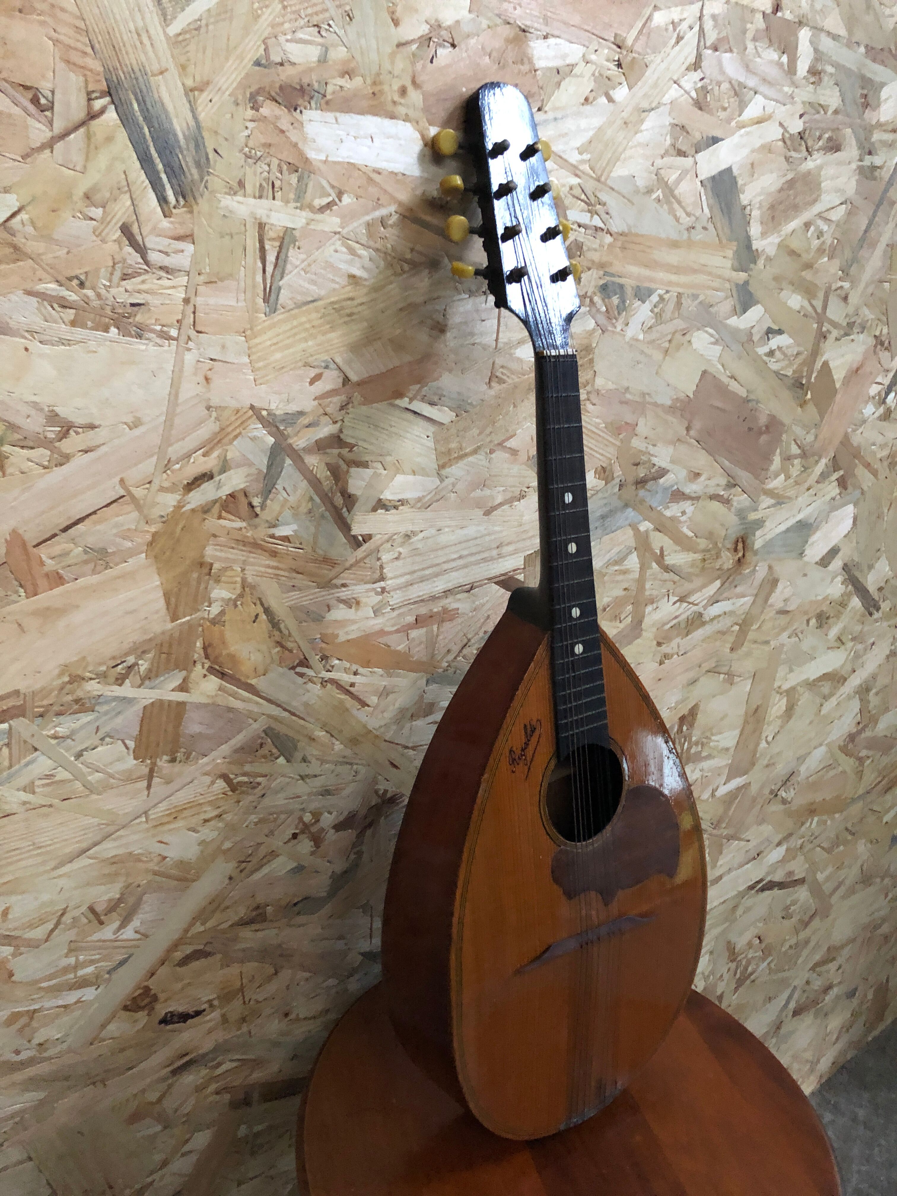 Ancienne mandoline rigaldi bois