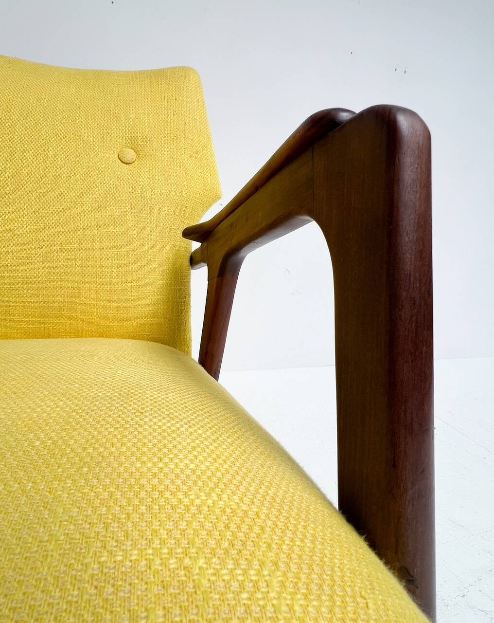 Wooden wingback chair from the 1960’s