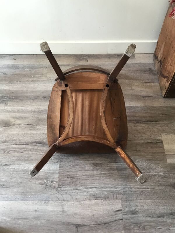 Chaise bistrot en bois style baumann