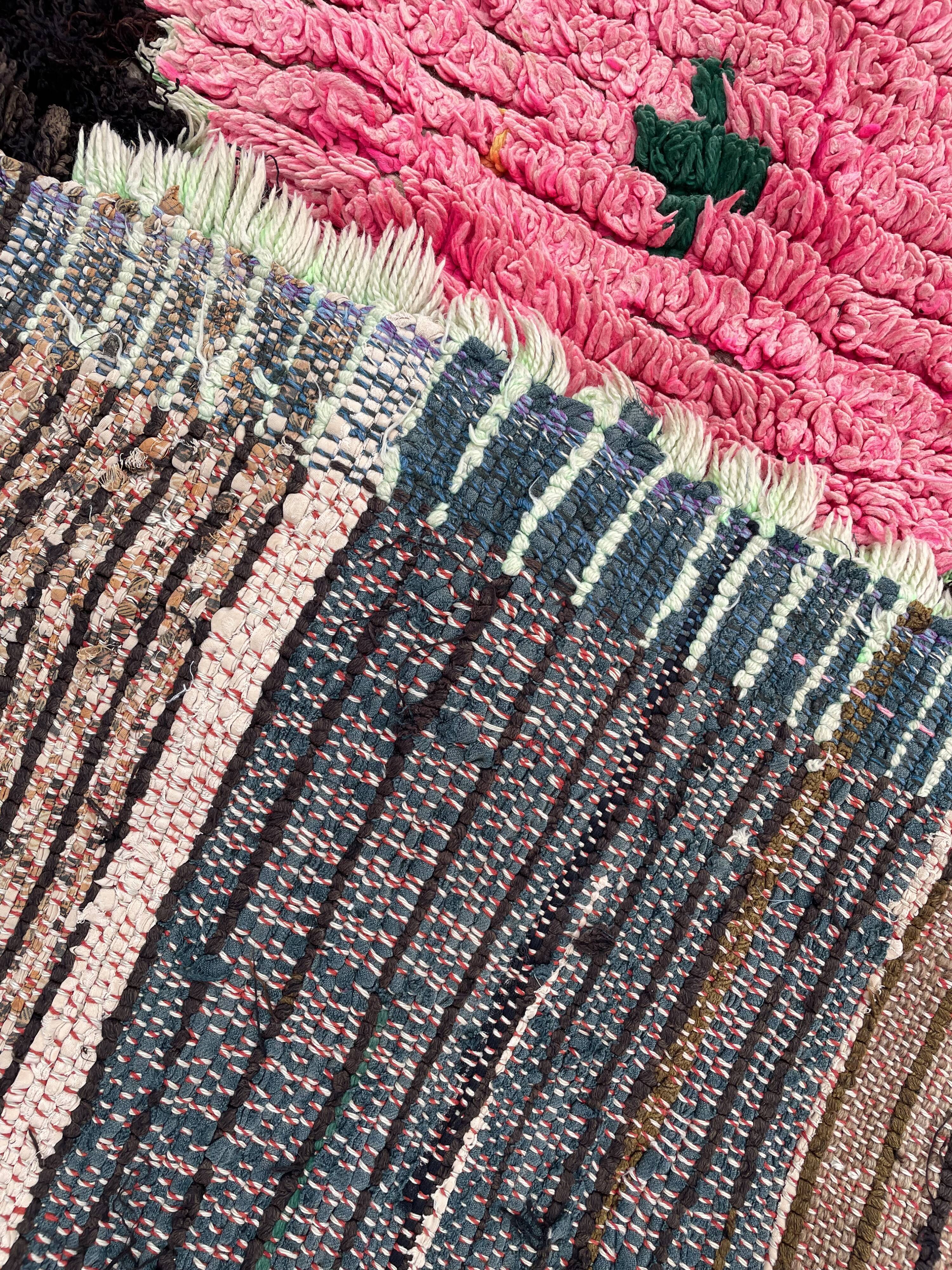 Berber carpet boucherouite