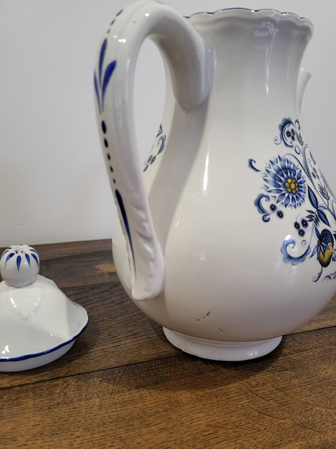 Blue Thistles Coffee Maker