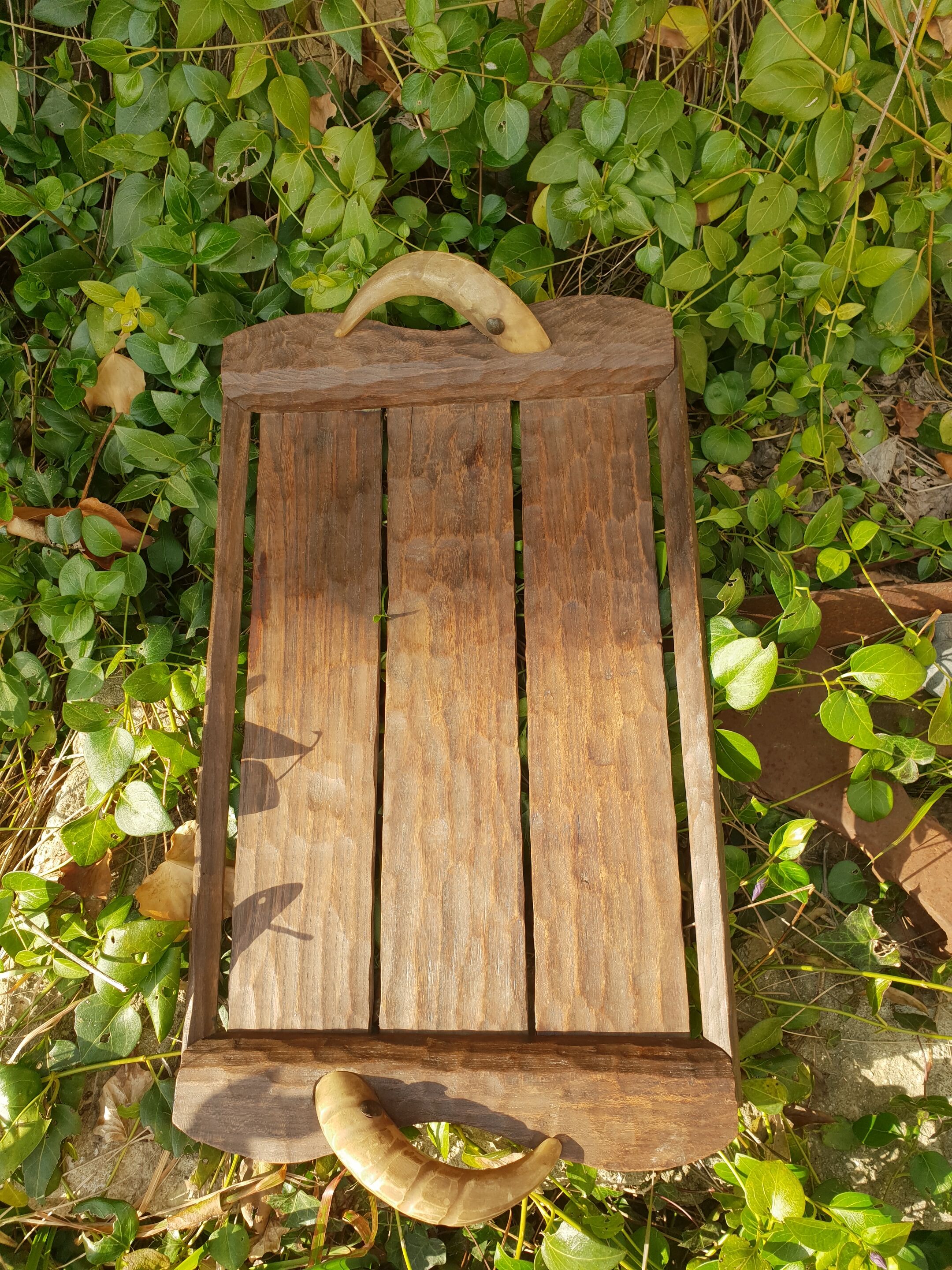 Plateau en chêne 1970