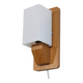 Vintage wall light in wood and plexi 1970