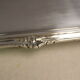 Louis XV style service tray in silver metal around 1900
