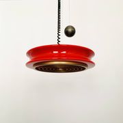 1 of 3 Adjustable Orion Glass Pendant Lamps from Staff