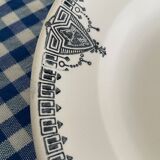 Saint-Jean Varage ironstone soup plates