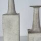 Rare Bruno Gambone Ceramic Monofiore Vase Trio, Italy – Mid-20th Century