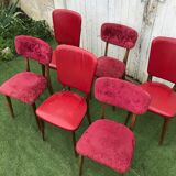 Set of 6 chairs 1960