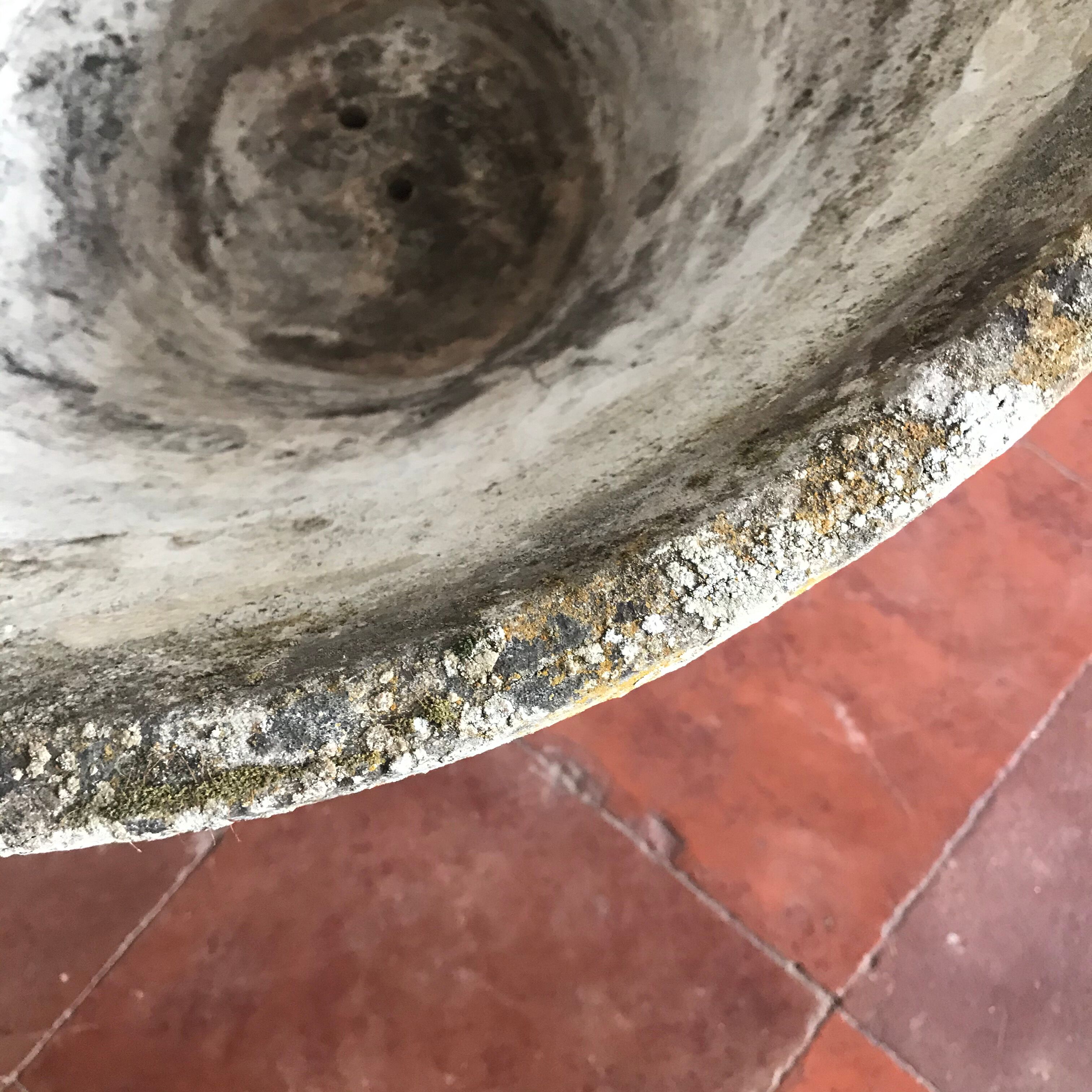 Paul Zülli design planter basin, model "Saint Gall" edited by Eternit
