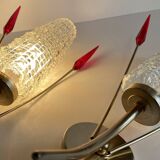 Pair of retro 60s wall lights