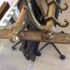 Brass luggage rack