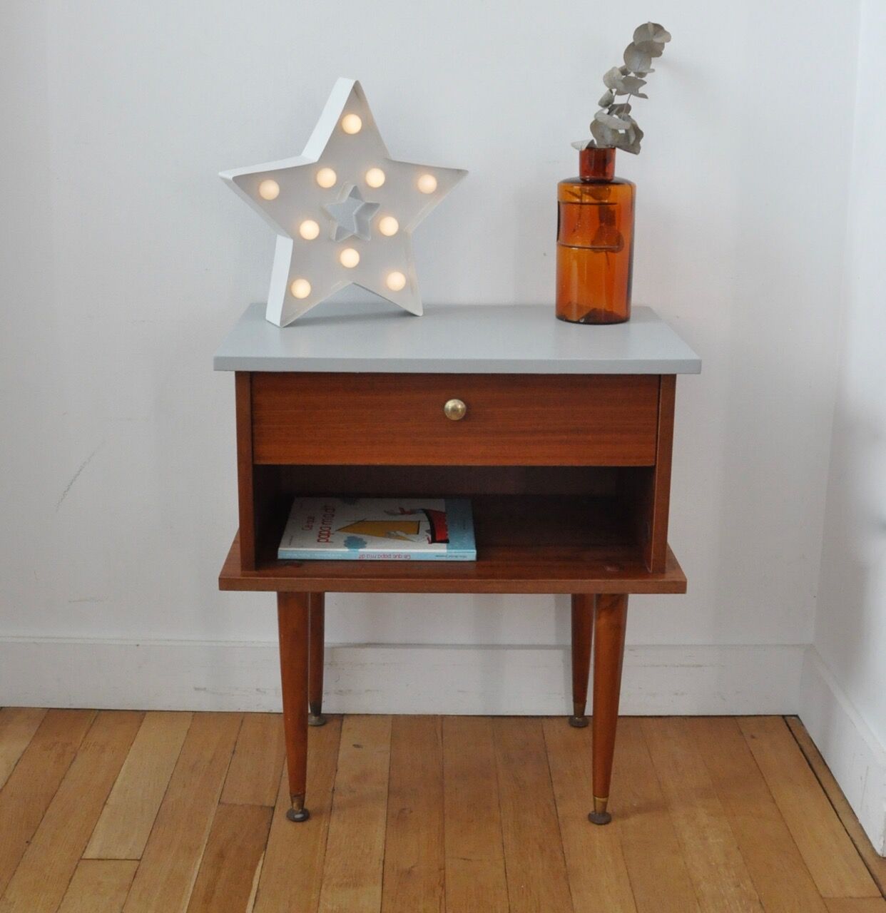Vintage bedside table