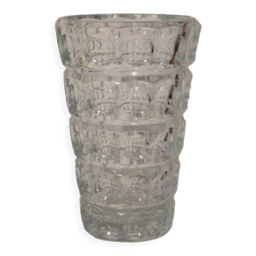 Vase avec motif géométrique "ronds"