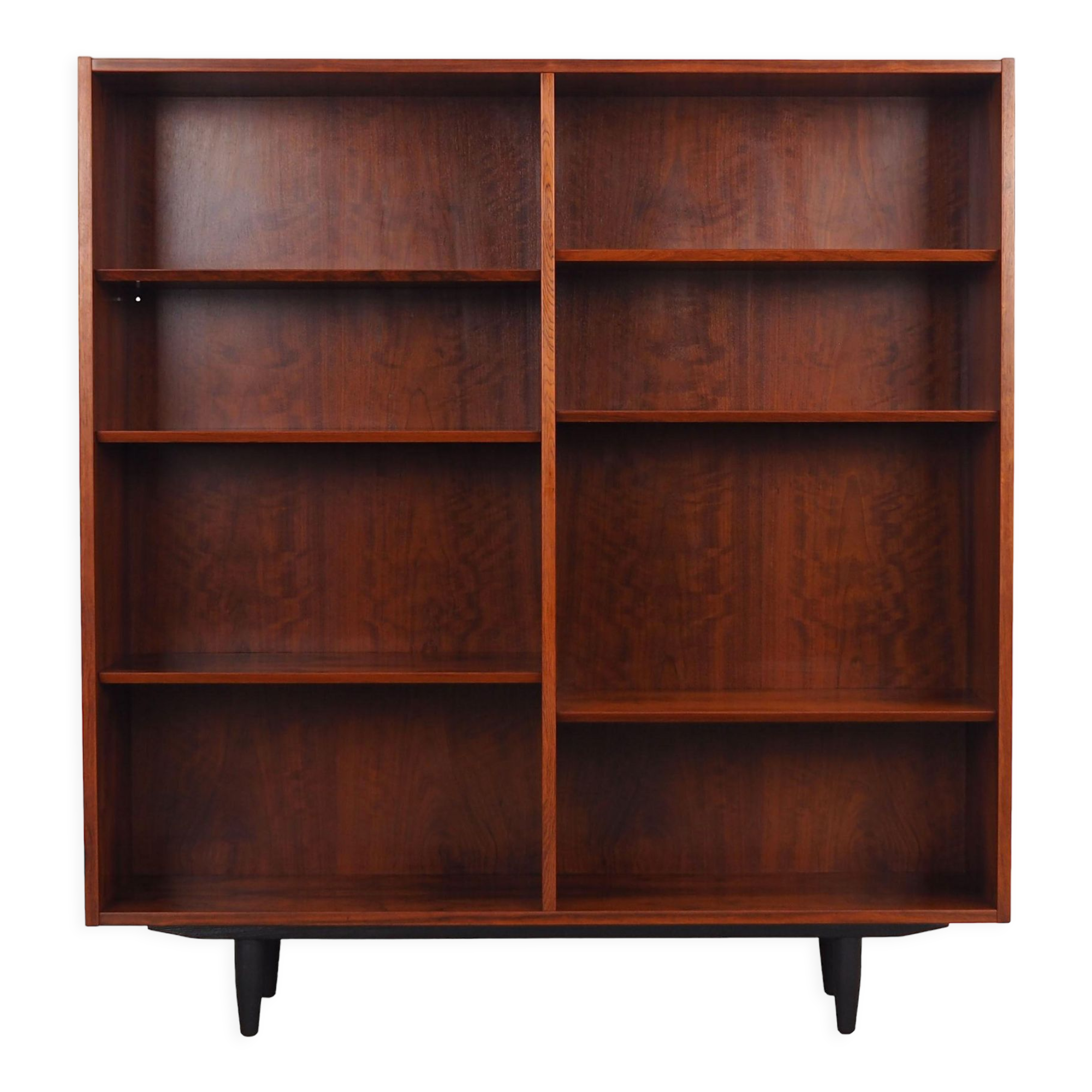 Bibliothèque en palissandre, design danois, années 1970, production: Hundevad