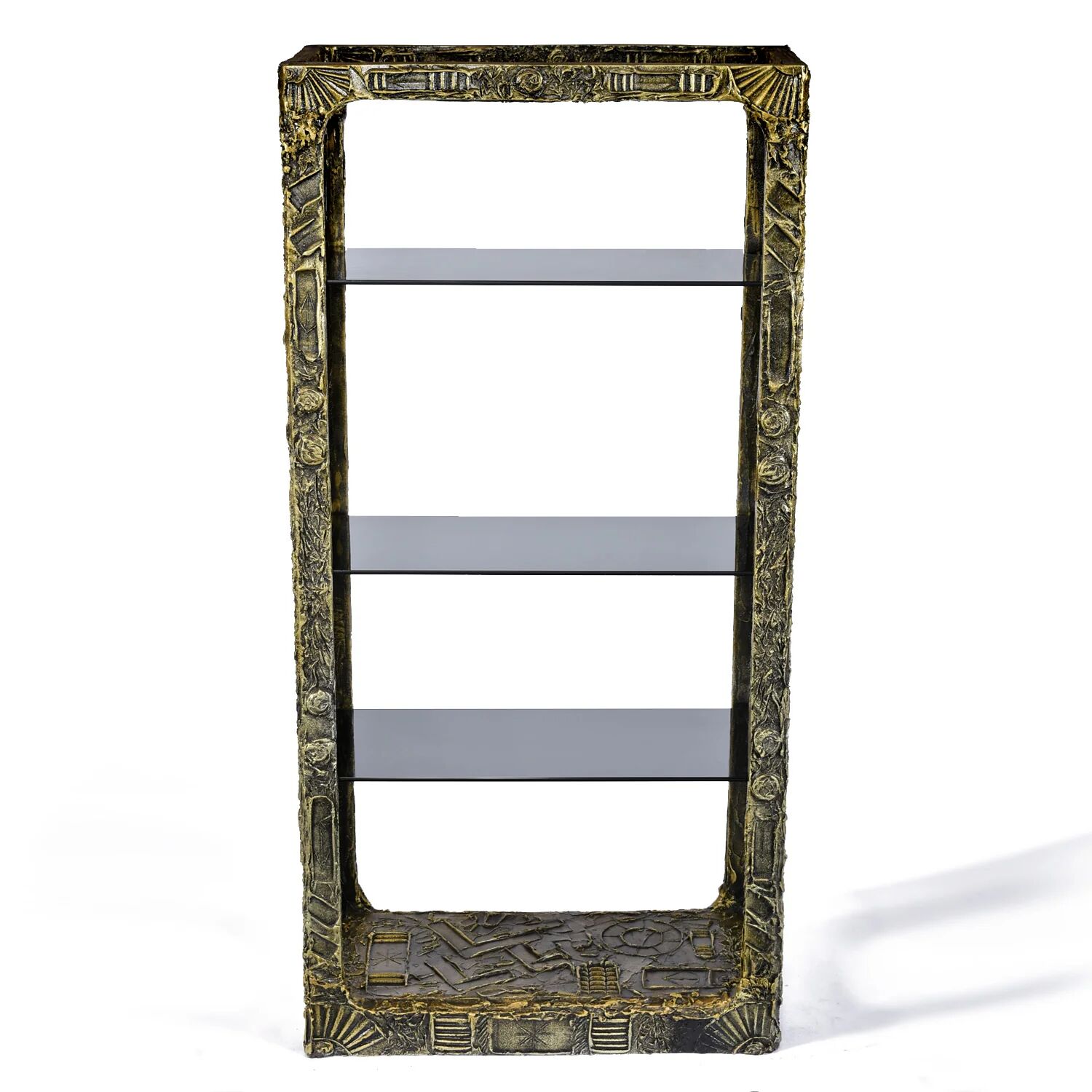 Adrian Pearsall for Craft Associates Brutalist etagere display shelves