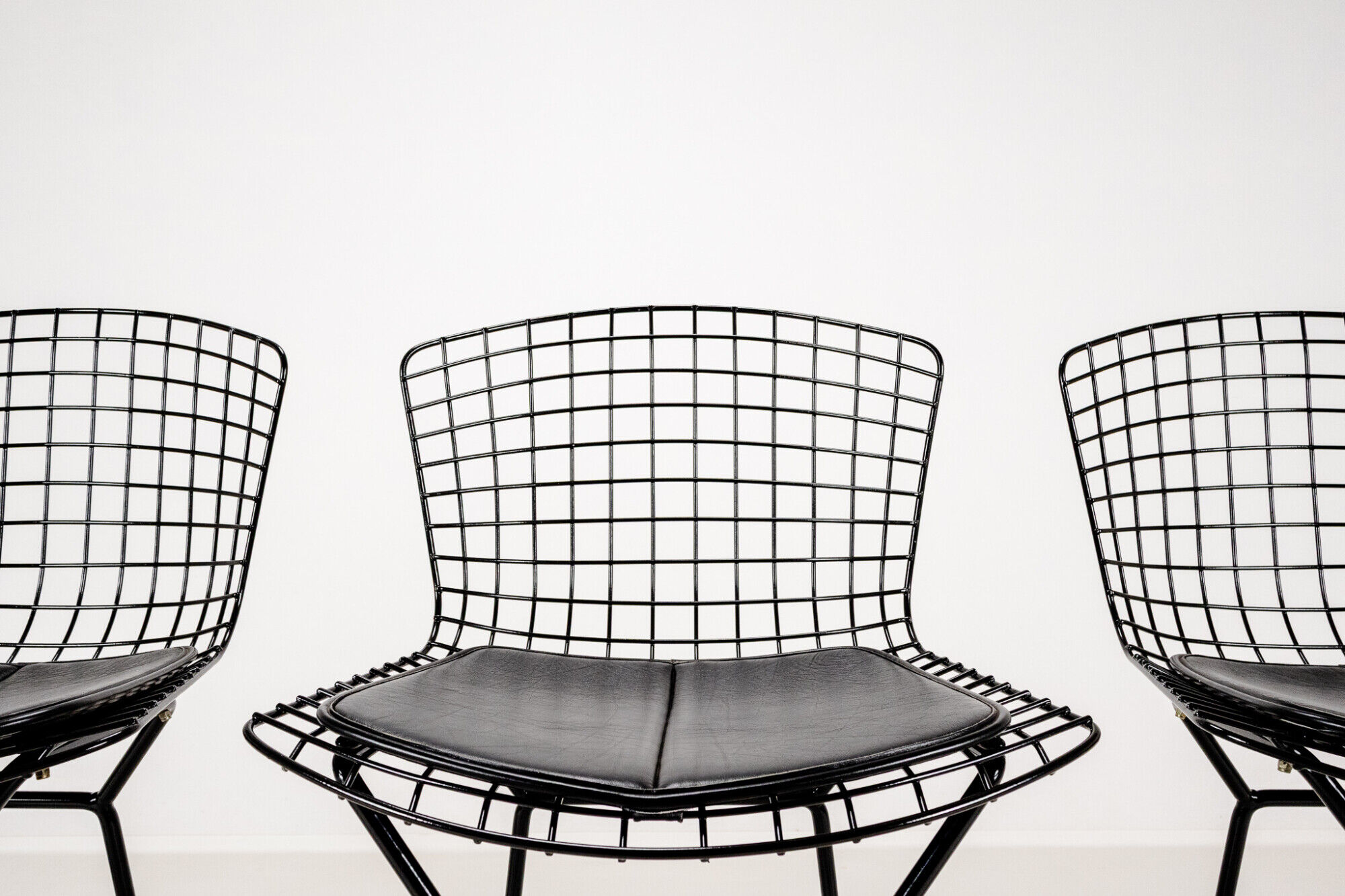 Set of 4 barstools by Harry Bertoia for Knoll, 1980