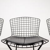 Set of 4 barstools by Harry Bertoia for Knoll, 1980