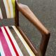 Scandinavian chair in solid teak with Nobilis fabric