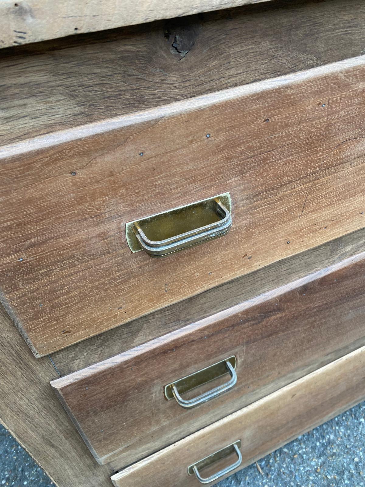 Renovated teak and veneer commode from the 1950s.