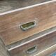 Renovated teak and veneer commode from the 1950s.