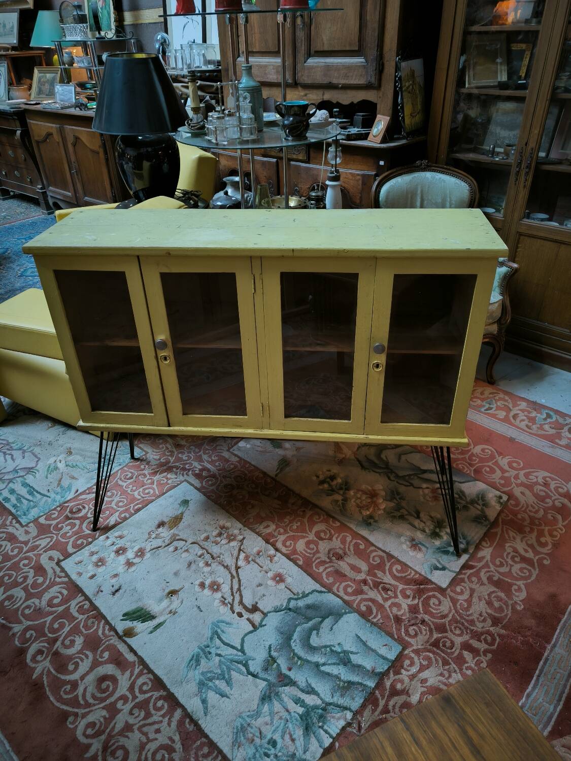 Small glass-fronted suite of rooms circa 1950