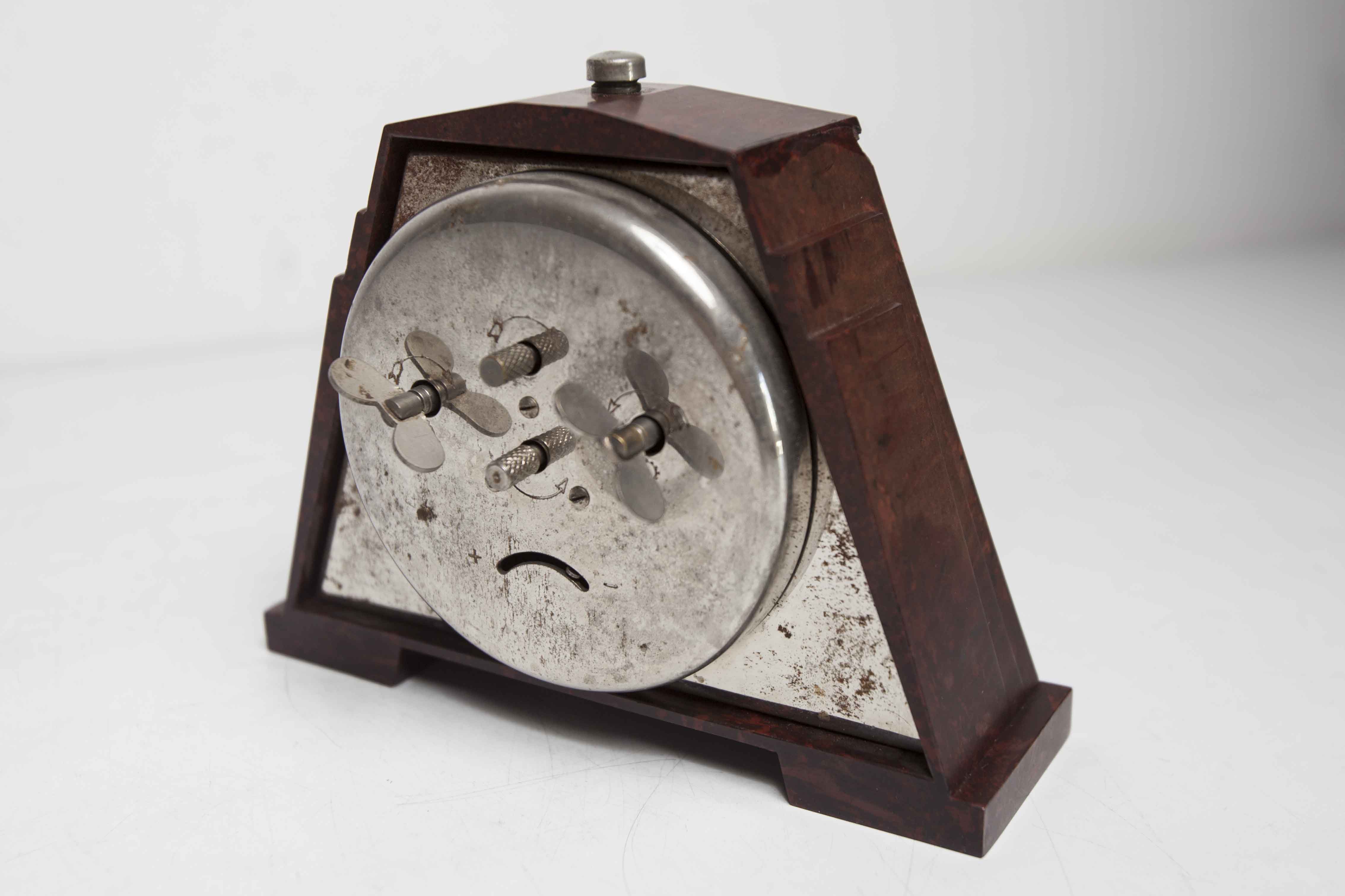 Alarm clock Mechanical clock Japy 1930 bakelite