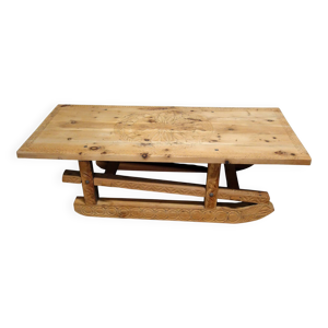 Grande table basse luge - art