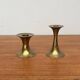 Mid-Century Brass Candleholders, 1960s, Set of 2