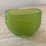 Murano vase in bubble-blown glass paste