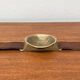 Mid-Century Bronze and Leather Armrest Bowl or Ashtray, 1960s