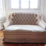 Velvet sofa