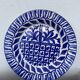 Blue and white decorative dish / plate
