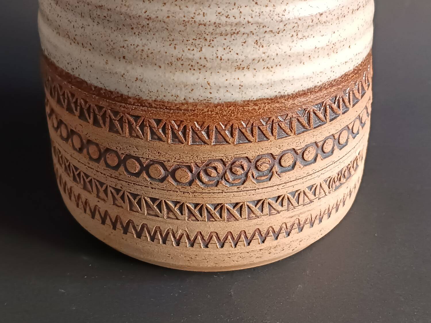 Vase en grès Broadstairs Studio Pottery