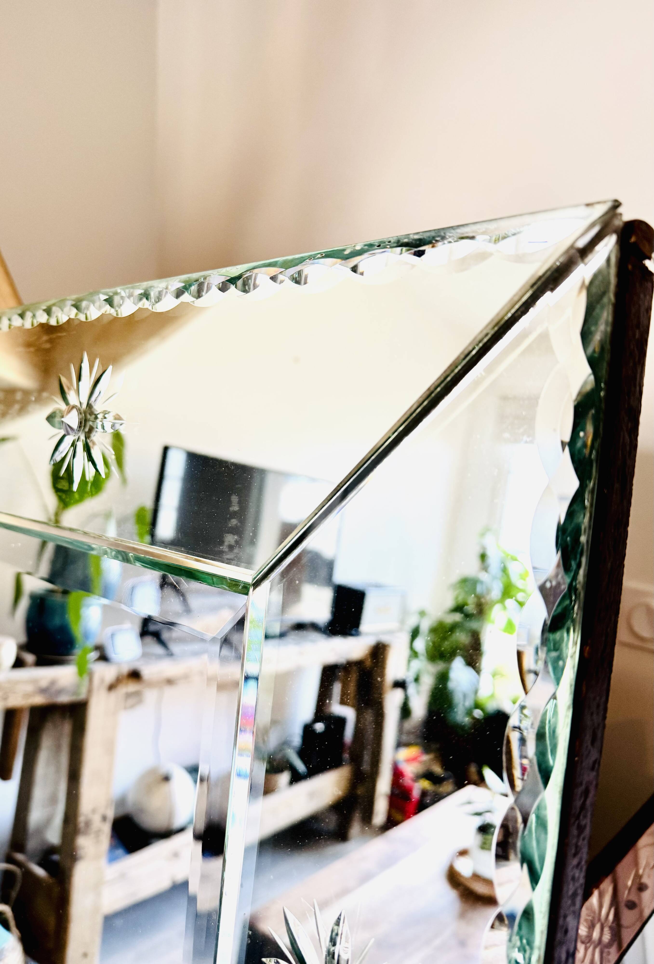 Very large Venetian mirror