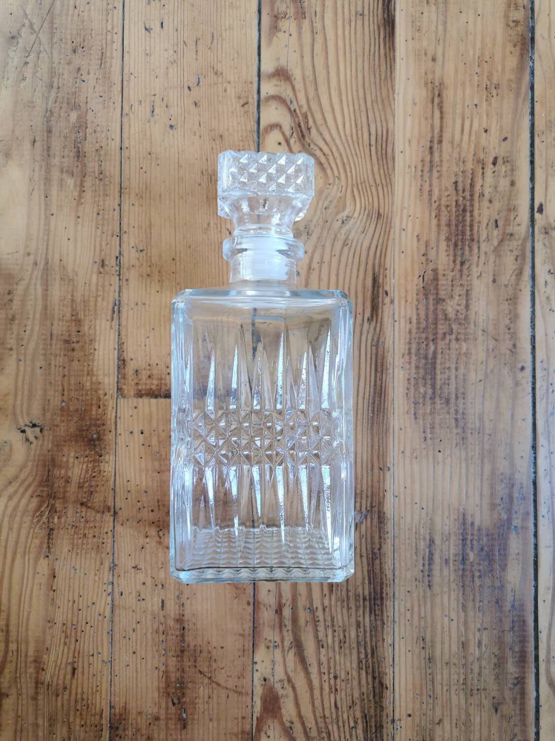 Vintage whiskey decanter