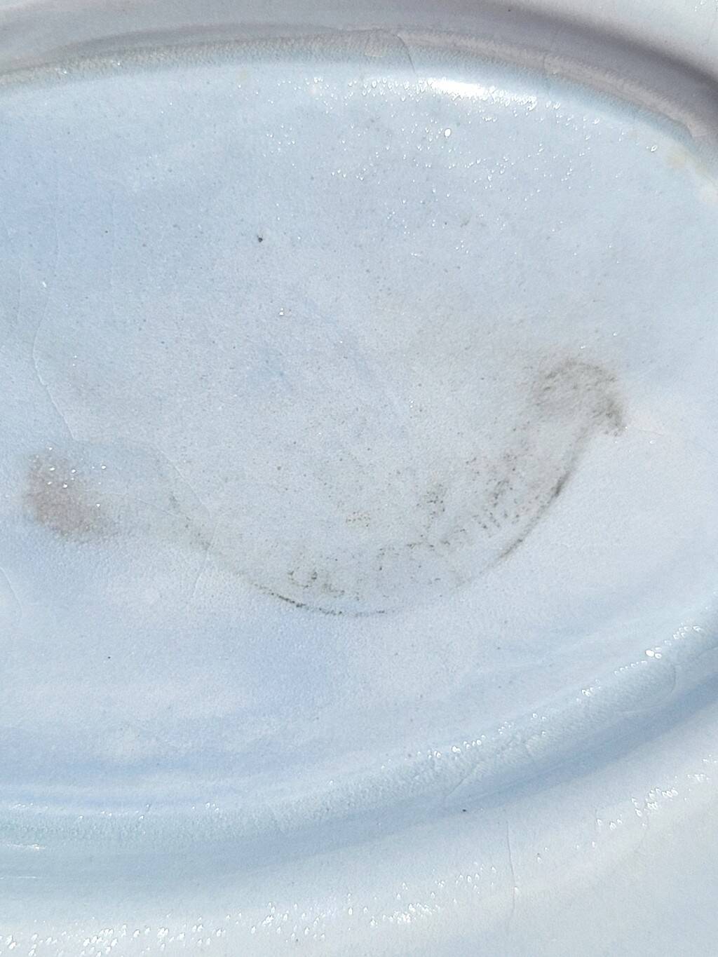 Vintage fish-shaped ceramic sauce boat
