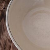 Salad bowl Creil and Montereau pattern Carnations