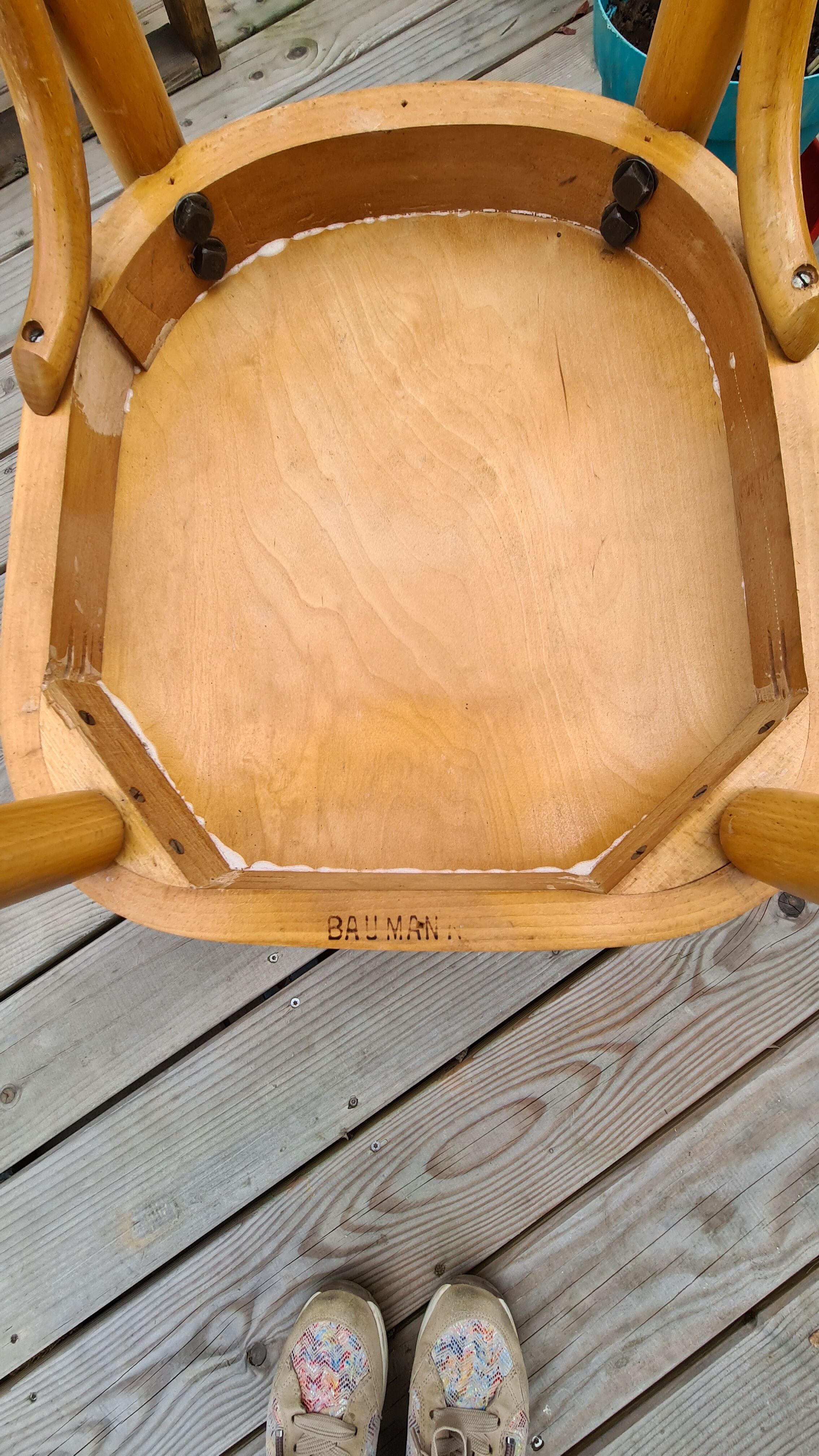 Ensemble de 4 chaises bistrot Baumann